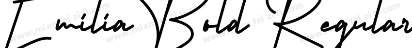 EmiliaBold Regular字体转换